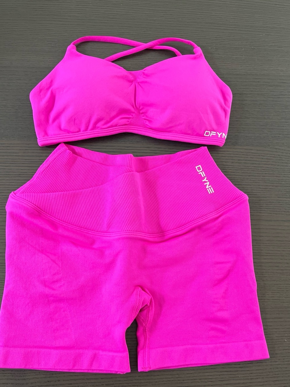 Dfyne shorts and bra set